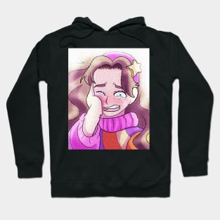 Crying Anime TV Girl Hoodie